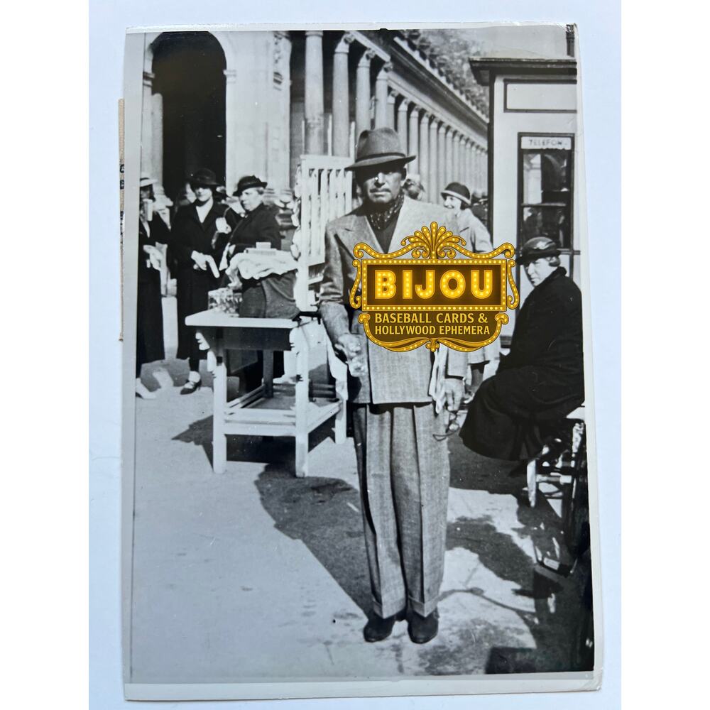 RARE Original, Candid Douglas Fairbanks Photo Thief of Bagdad, Zorro, Robin Hood